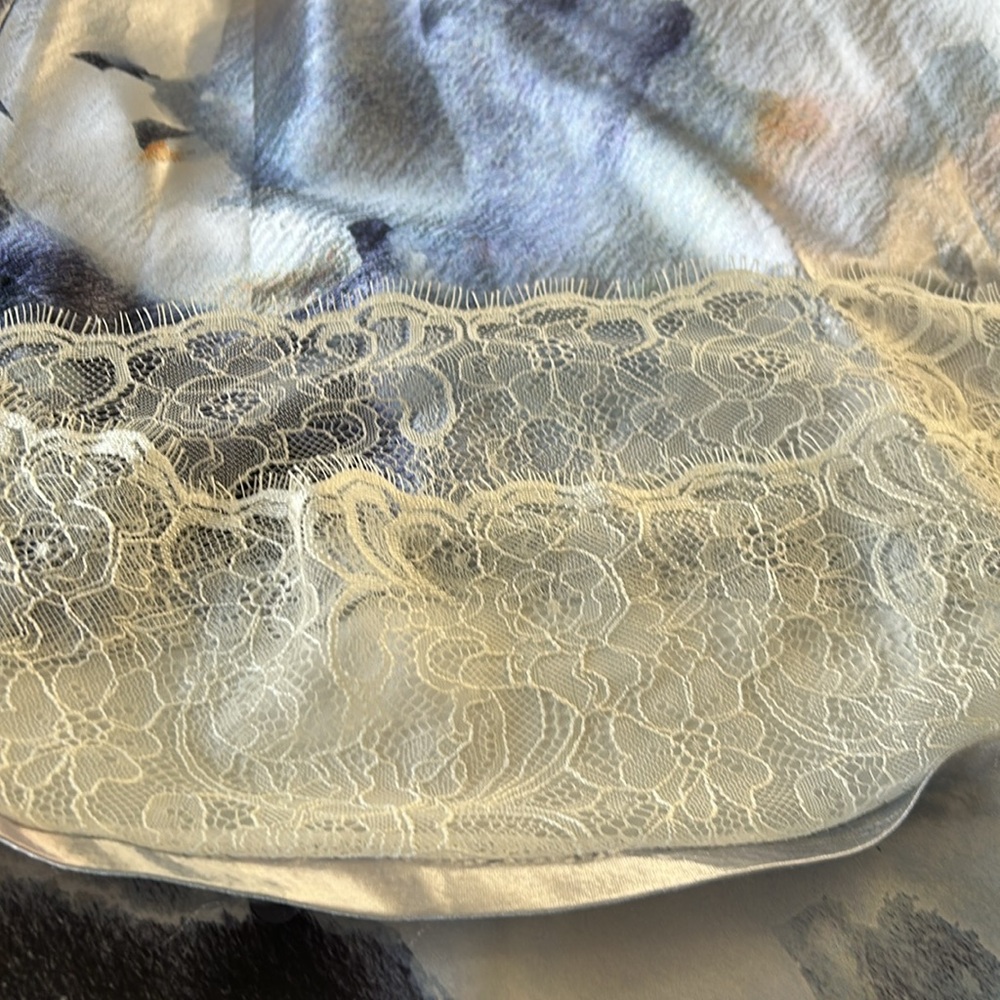 Abstract Pattern Satin Dress - Picture 11 of 11
